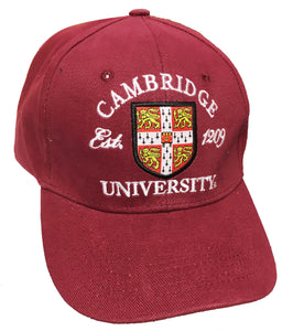 Cambridge University Cap - Official Apparel of the Famous Univeristy