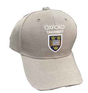 Oxford University Shield Cap - Grey - Souvenir