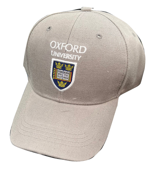 Oxford University Shield Cap - Grey - Souvenir