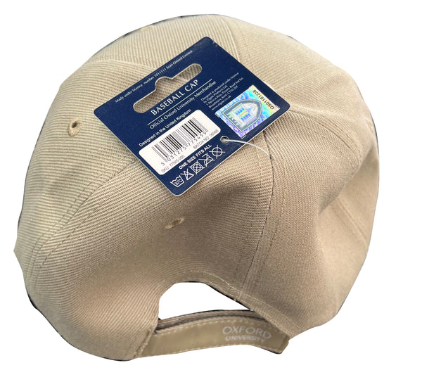 Oxford University Shield Cap - Oatmeal Color - Souvenir