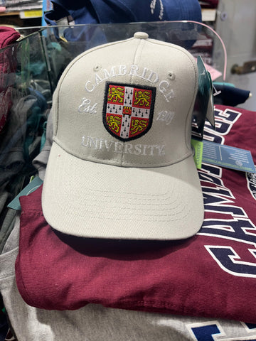 Cambridge University Cap - Official Apparel of the Famous University - Grey