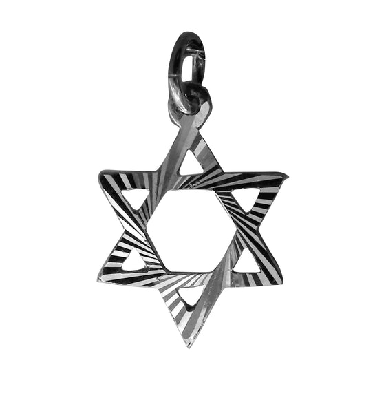 Star of David Pendent - Pendent - Religious - Plain Sterling Silver