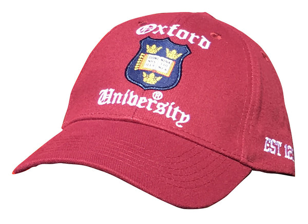 Oxford University Official Cap - Burgundy