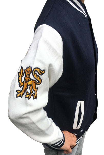 Cambridge University Embroidered Varsity Jacket - Navy - Official Apparel